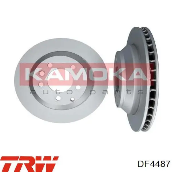 DF4487 TRW диск тормозной задний