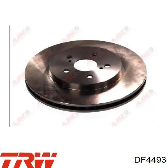Тормоз дисковый передний TRW DF4493 цена, от 47.01 USD