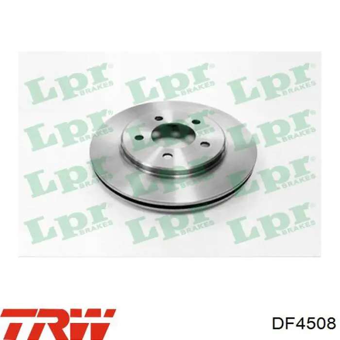 Передние тормозные диски DF4508 TRW
