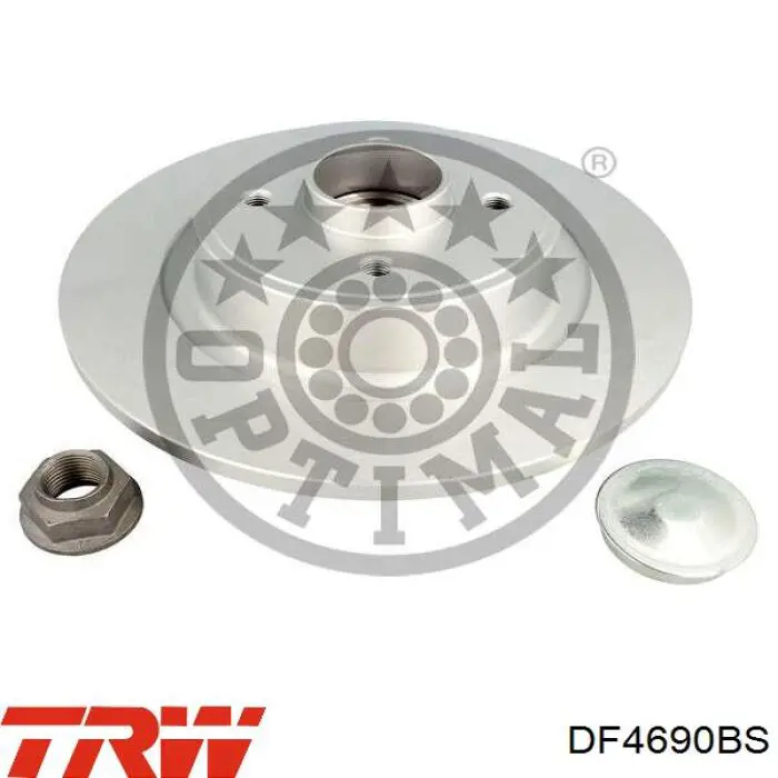 Тормозные диски DF4690BS TRW