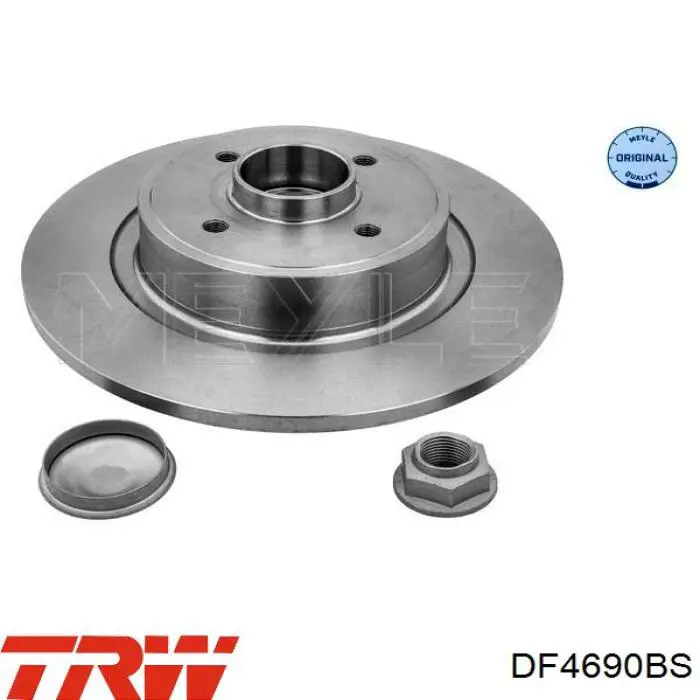 Задний дисковый тормоз TRW DF4690BS