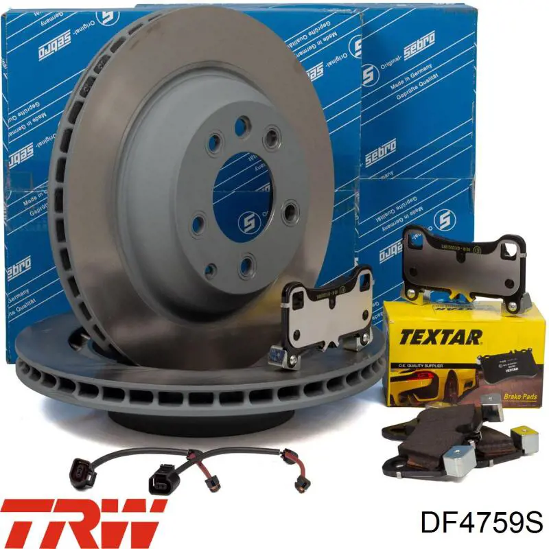 Задний дисковый тормоз TRW DF4759S