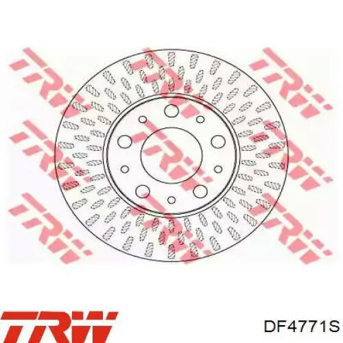 DF4771S TRW Диск тормозной передний