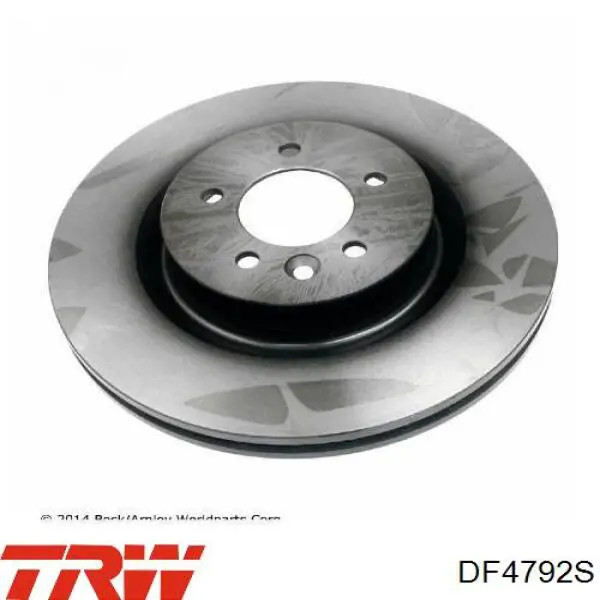 Передние тормозные диски DF4792S TRW