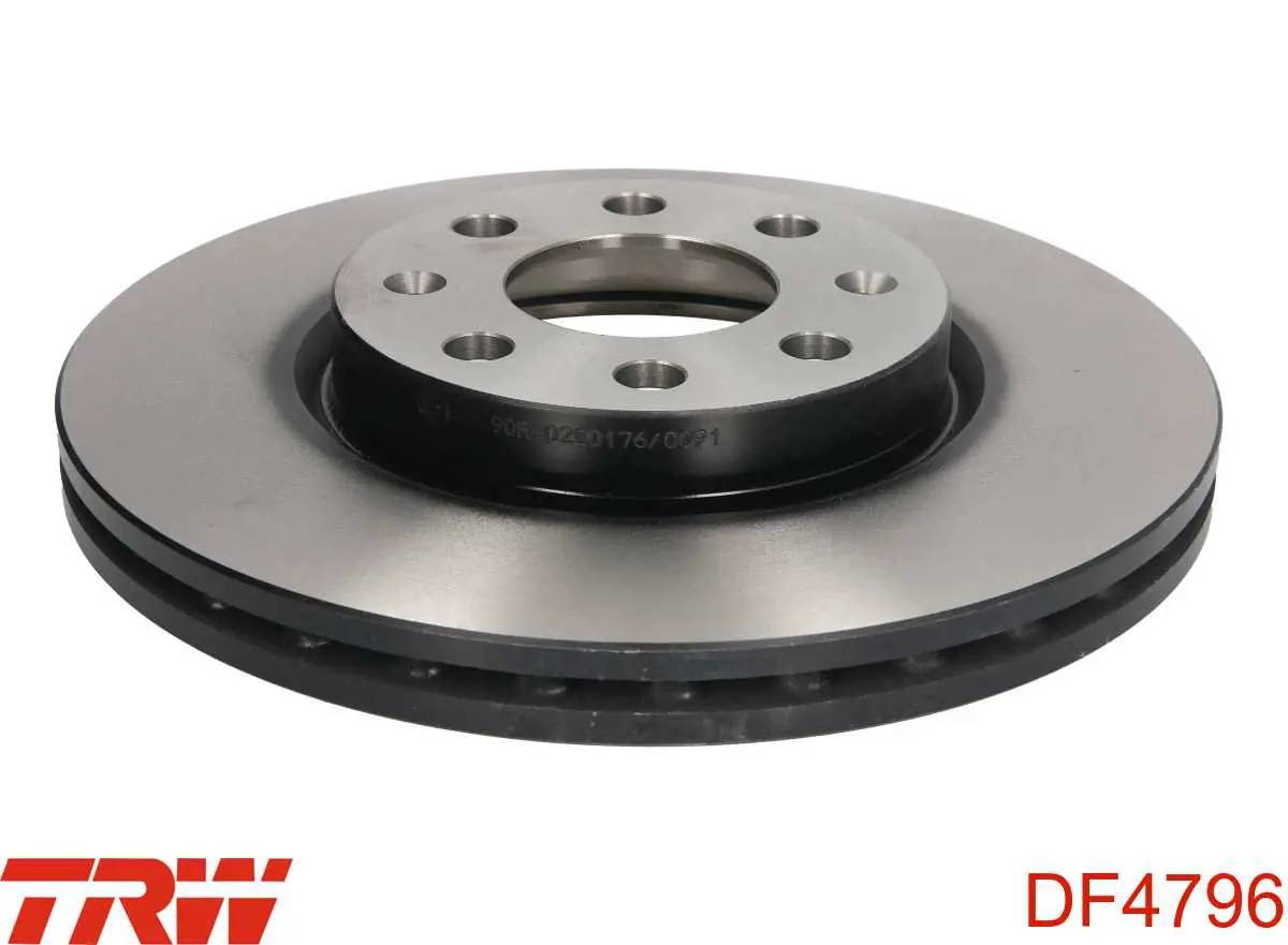 DF4796 TRW диск тормозной передний