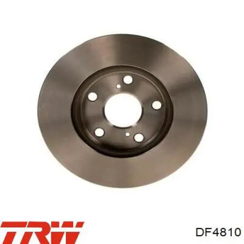 Передние тормозные диски DF4810 TRW