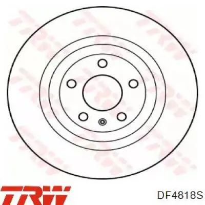 Купить DF4818S TRW Диск тормозной задний