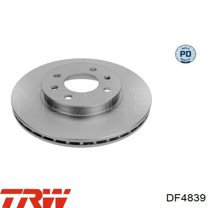 Передние тормозные диски DF4839 TRW