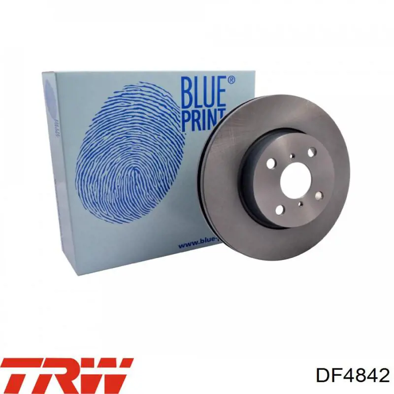 Передние тормозные диски DF4842 TRW