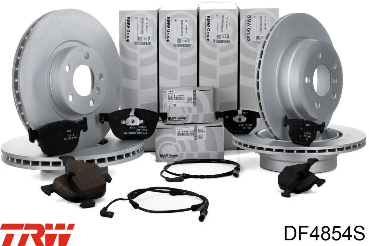 Задний дисковый тормоз TRW DF4854S