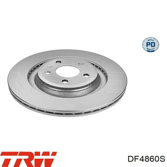 Задний дисковый тормоз TRW DF4860S