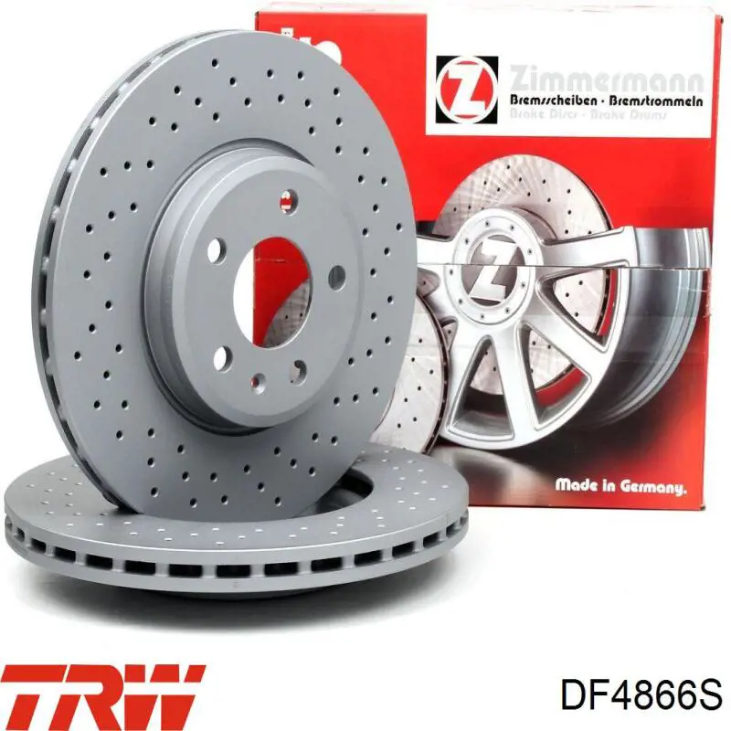 Тормоз дисковый передний TRW DF4866S цена, от 60.26 USD