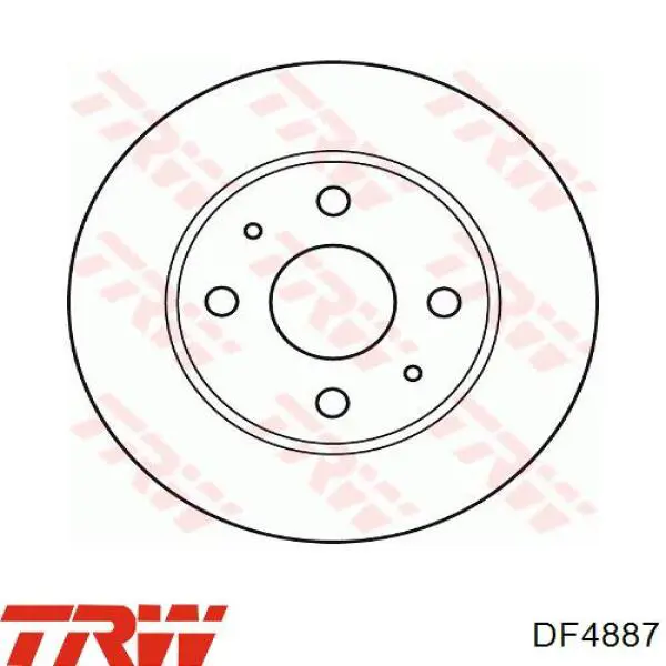 Купить DF4887 TRW Ротор тормозной