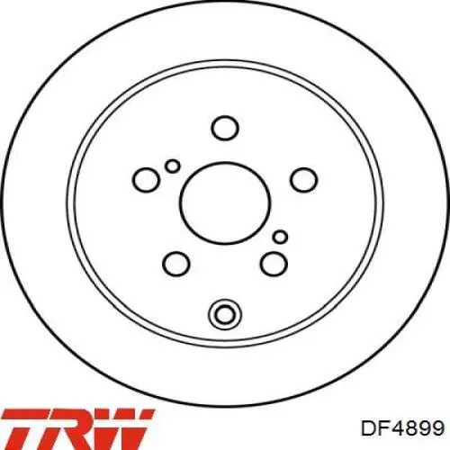 Тормозные диски DF4899 TRW