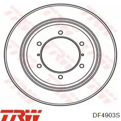 Задний тормозной диск TRW DF4903S цена, от 67.98 USD
