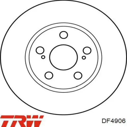 Купить DF4906 TRW Ротор тормозной