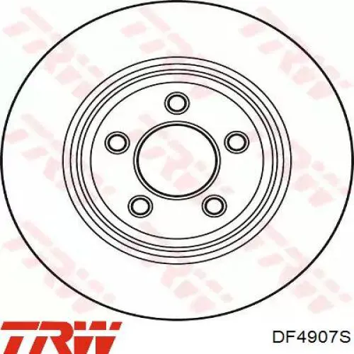 Тормозные диски DF4907S TRW