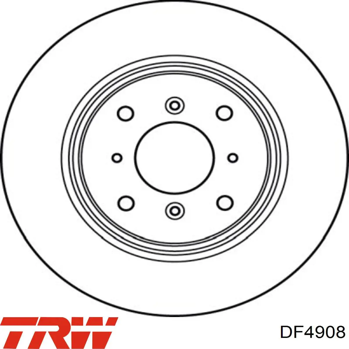 Купить DF4908 TRW Ротор тормозной