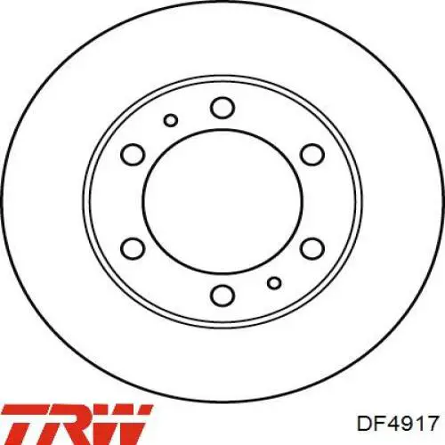Купить DF4917 TRW Ротор тормозной