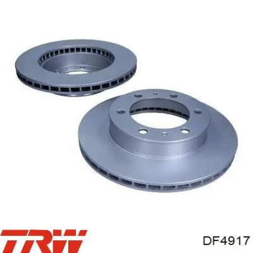 Передние тормозные диски DF4917 TRW