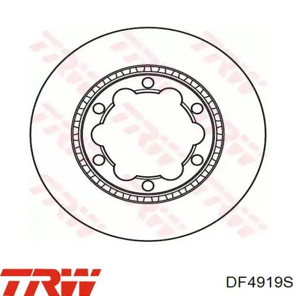 Тормозные диски DF4919S TRW