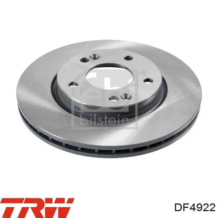 Передние тормозные диски DF4922 TRW