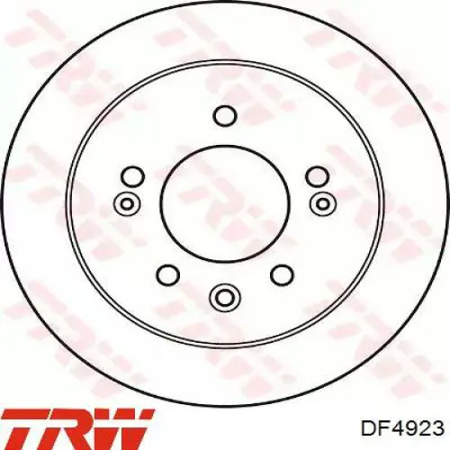 Тормозные диски DF4923 TRW