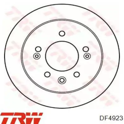 Тормозные диски DF4923 TRW