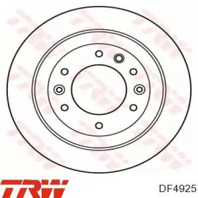 Тормозные диски DF4925 TRW