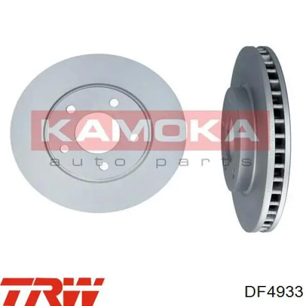 Передние тормозные диски DF4933 TRW