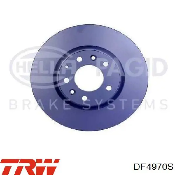 Передние тормозные диски DF4970S TRW