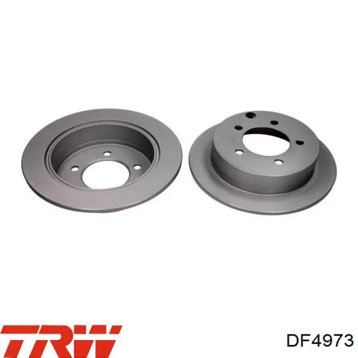 Тормозные диски DF4973 TRW