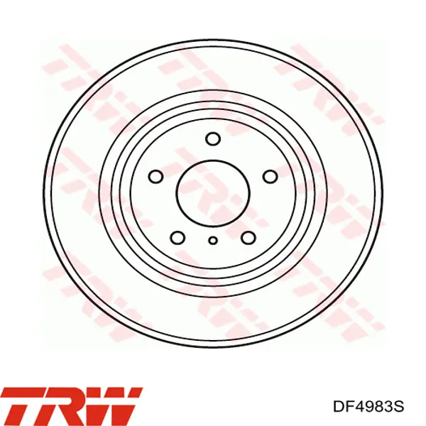 Купить DF4983S TRW Ротор тормозной
