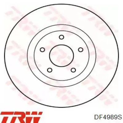 Тормоз дисковый передний TRW DF4989S цена, от 58.85 USD
