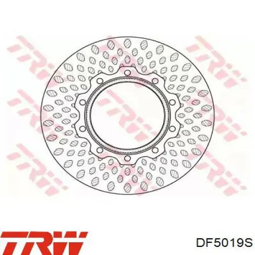 DF5019S TRW диск тормозной передний