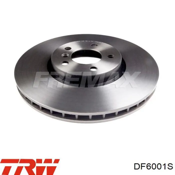 Передние тормозные диски DF6001S TRW