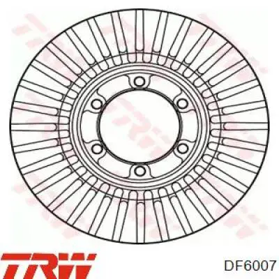 Передние тормозные диски DF6007 TRW