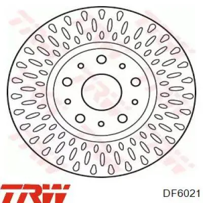 Задний тормозной диск TRW DF6021 цена, от 64.82 USD