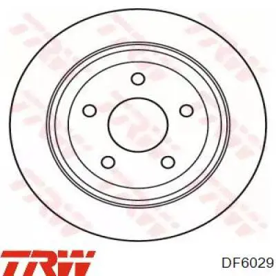 Задний тормозной диск TRW DF6029 цена, от 56.23 USD