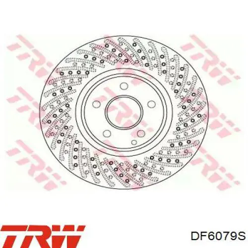 Передний тормозной диск TRW DF6079S