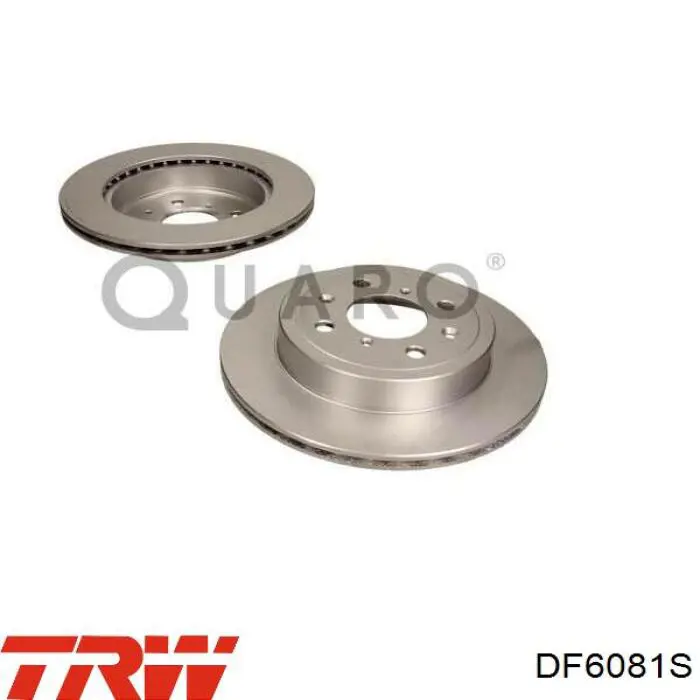 Тормоз дисковый передний TRW DF6081S цена, от 42.18 USD