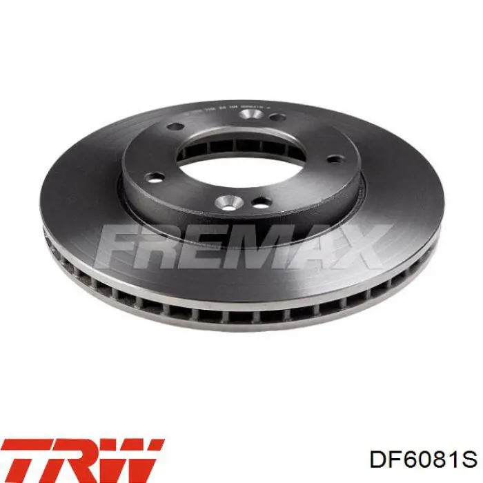 Передние тормозные диски DF6081S TRW