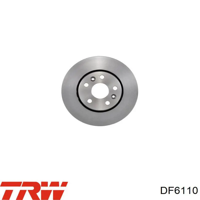 Передние тормозные диски DF6110 TRW