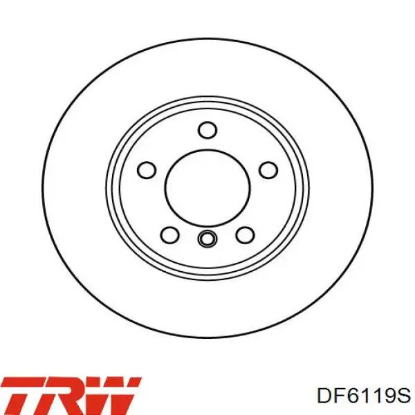 Купить DF6119S TRW Ротор тормозной