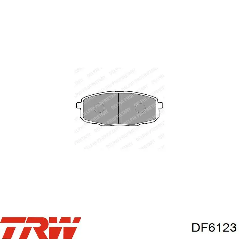 DF6123 TRW Дисковый тормоз