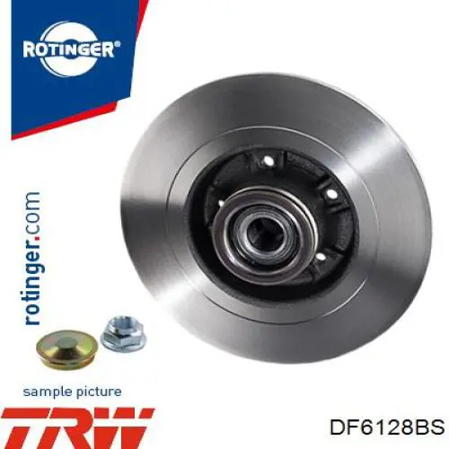 Тормозные диски DF6128BS TRW