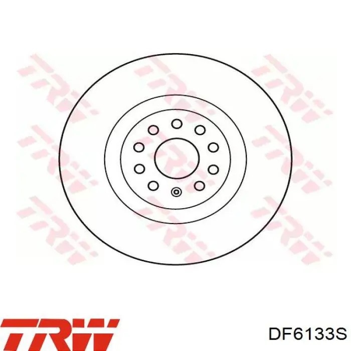 Передние тормозные диски DF6133S TRW