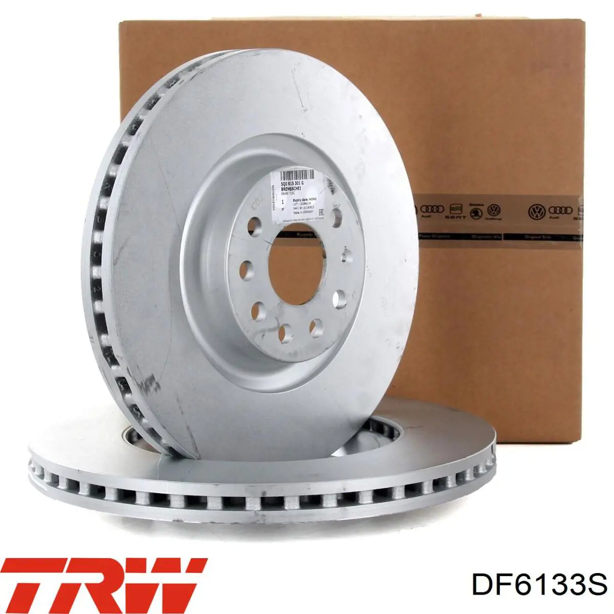 Передние тормозные диски DF6133S TRW