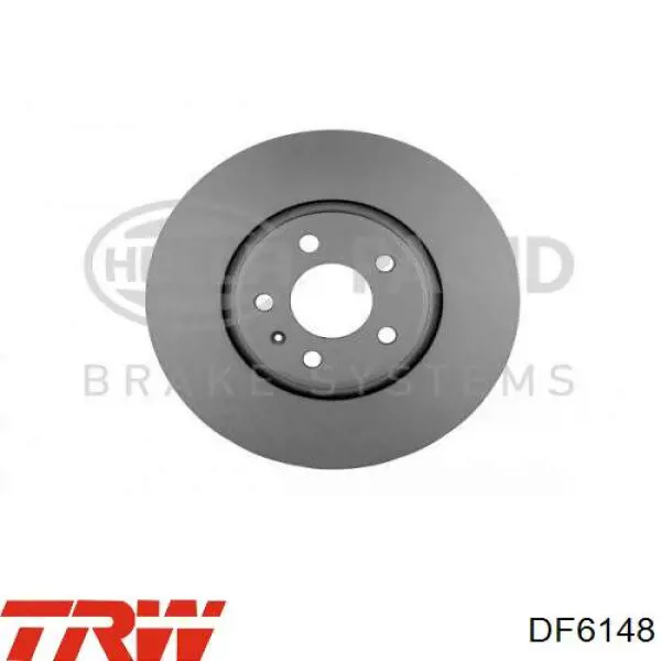 Передние тормозные диски DF6148 TRW