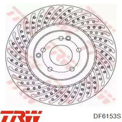 Передние тормозные диски DF6153S TRW